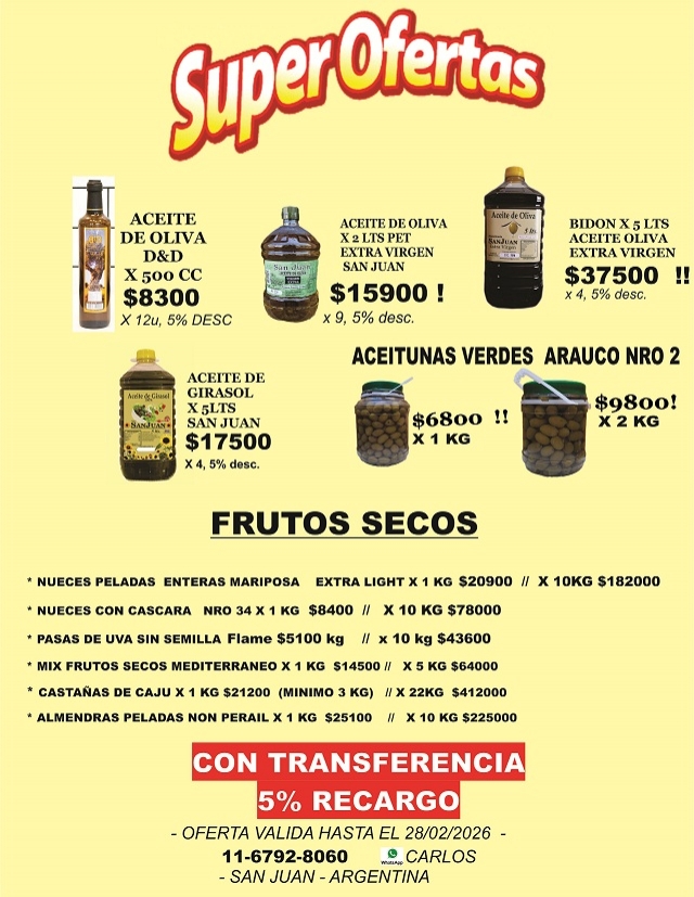 _super ofertas olivas   febrero  2026
